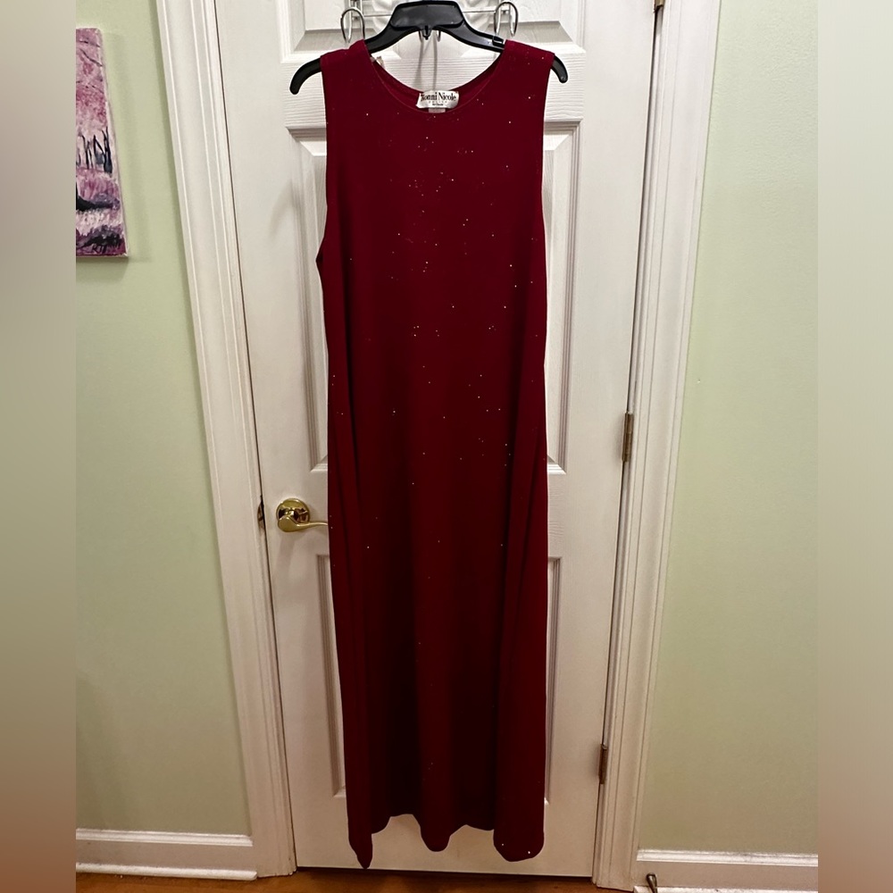 Red special occasion dress size 14